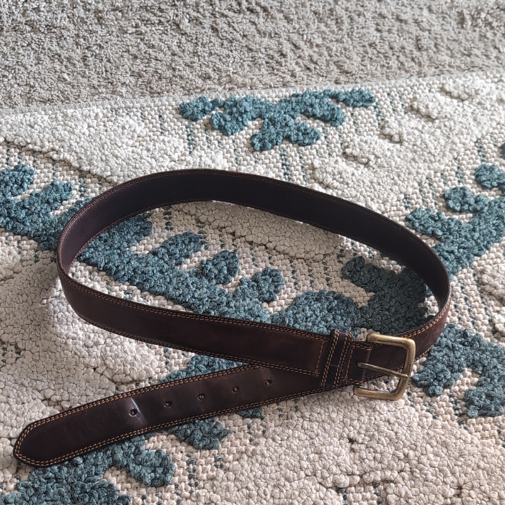 Classic Brown Leather Belt